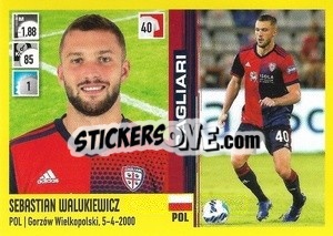 Figurina Sebastian Walukiewicz - Calciatori 2021-2022 - Panini