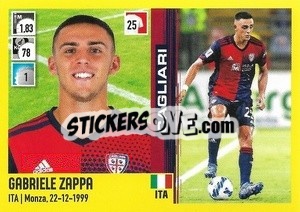 Sticker Gabriele Zappa - Calciatori 2021-2022 - Panini