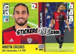 Sticker Martín Cáceres - Calciatori 2021-2022 n. 66 - Panini