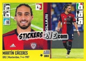 Sticker Martín Cáceres - Calciatori 2021-2022 - Panini