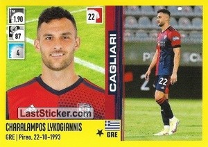 Cromo Charalampos Lykogiannis - Calciatori 2021-2022 - Panini
