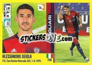 Sticker Alessandro Deiola - Calciatori 2021-2022 - Panini