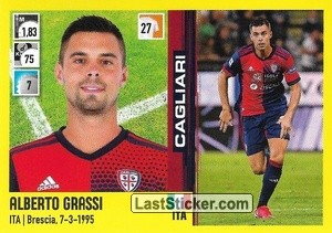 Sticker Alberto Grassi - Calciatori 2021-2022 - Panini
