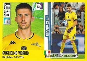 Sticker Guglielmo Vicario - Calciatori 2021-2022 - Panini