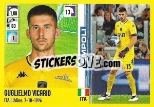 Sticker Guglielmo Vicario - Calciatori 2021-2022 - Panini