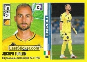 Figurina Jacopo Furlan - Calciatori 2021-2022 - Panini