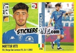 Cromo Mattia Viti - Calciatori 2021-2022 - Panini