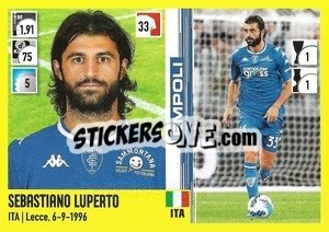 Figurina Sebastiano Luperto - Calciatori 2021-2022 - Panini