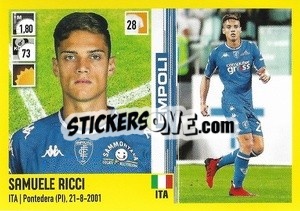 Figurina Samuele Ricci - Calciatori 2021-2022 - Panini