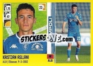 Sticker Kristjan Asllani - Calciatori 2021-2022 - Panini