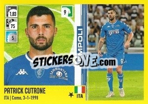Figurina Patrick Cutrone - Calciatori 2021-2022 - Panini