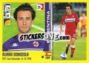 Sticker Álvaro Odriozola - Calciatori 2021-2022 - Panini