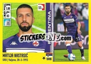 Sticker Matija Nastasic - Calciatori 2021-2022 n. 119 - Panini