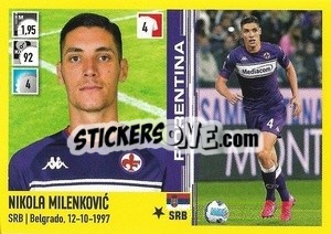 Sticker Nikola Milenkovic - Calciatori 2021-2022 - Panini