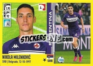 Figurina Nikola Milenkovic - Calciatori 2021-2022 - Panini