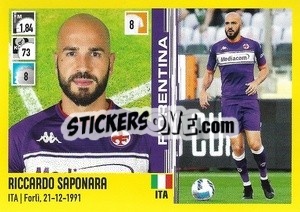 Figurina Riccardo Saponara - Calciatori 2021-2022 - Panini