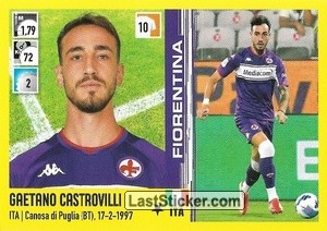 Cromo Gaetano Castrovilli - Calciatori 2021-2022 - Panini