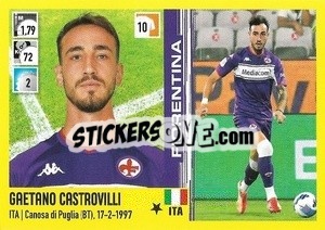 Cromo Gaetano Castrovilli - Calciatori 2021-2022 - Panini