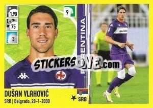 Sticker Dušan Vlahovic - Calciatori 2021-2022 - Panini
