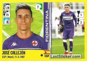 Cromo José Callejón - Calciatori 2021-2022 - Panini