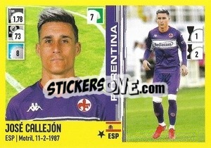 Sticker José Callejón - Calciatori 2021-2022 - Panini