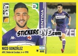 Sticker Nico González - Calciatori 2021-2022 - Panini