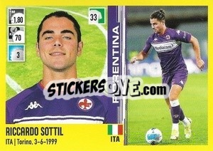 Cromo Riccardo Sottil - Calciatori 2021-2022 - Panini