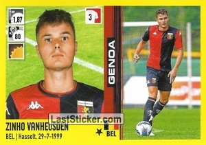 Sticker Zinho Vanheusden - Calciatori 2021-2022 - Panini