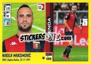Sticker Nikola Maksimovic - Calciatori 2021-2022 n. 145 - Panini