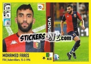 Sticker Mohamed Fares - Calciatori 2021-2022 - Panini