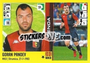 Sticker Goran Pandev - Calciatori 2021-2022 - Panini