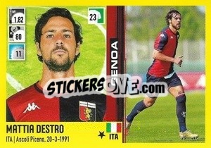 Cromo Mattia Destro - Calciatori 2021-2022 - Panini