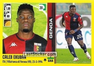 Sticker Caleb Ekuban - Calciatori 2021-2022 - Panini