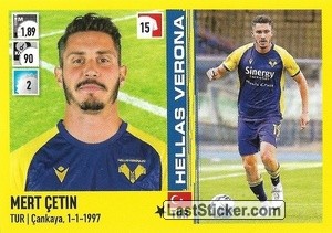 Sticker Mert Cetin - Calciatori 2021-2022 - Panini