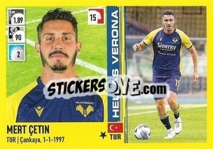 Sticker Mert Cetin - Calciatori 2021-2022 - Panini