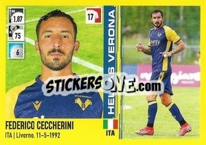 Cromo Federico Ceccherini - Calciatori 2021-2022 - Panini