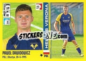 Sticker Pawel Dawidowicz - Calciatori 2021-2022 - Panini