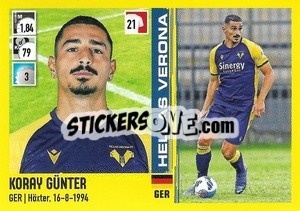 Figurina Koray Günter - Calciatori 2021-2022 - Panini