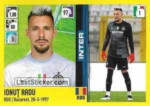 Sticker Ionuț Radu - Calciatori 2021-2022 - Panini