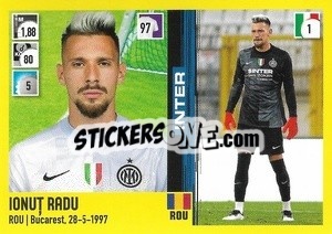 Sticker Ionuț Radu - Calciatori 2021-2022 - Panini