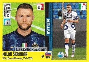 Sticker Milan Škriniar - Calciatori 2021-2022 - Panini