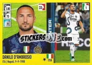 Cromo Danilo DAmbrosio - Calciatori 2021-2022 - Panini