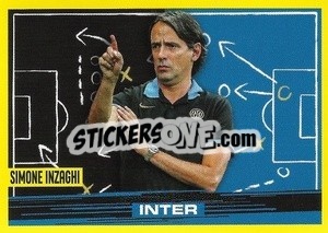 Figurina Simone Inzaghi - Calciatori 2021-2022 - Panini