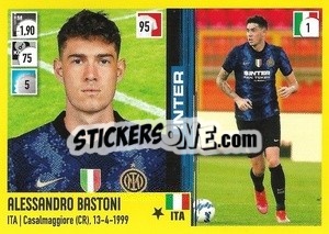 Figurina Alessandro Bastoni - Calciatori 2021-2022 - Panini