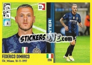 Sticker Federico Dimarco - Calciatori 2021-2022 n. 198 - Panini