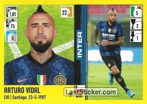 Figurina Arturo Vidal - Calciatori 2021-2022 - Panini