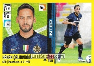 Sticker Hakan Calhanoglu - Calciatori 2021-2022 - Panini