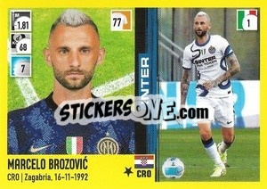 Sticker Marcelo Brozovic - Calciatori 2021-2022 n. 202 - Panini