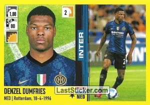 Sticker Denzel Dumfries - Calciatori 2021-2022 - Panini