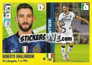 Cromo Roberto Gagliardini - Calciatori 2021-2022 - Panini